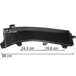 Volvo FH4 (2013-) LH Metal Bumper