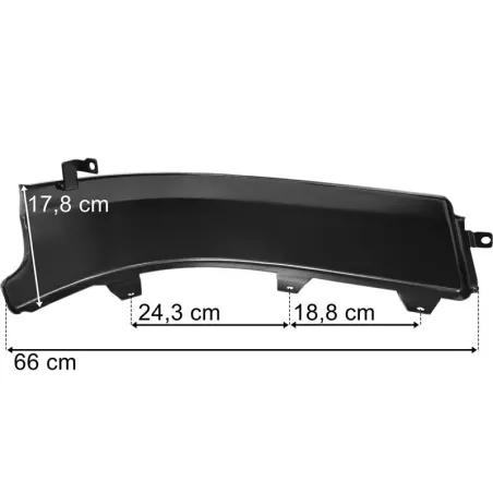 Volvo FH4 / FM4 Links Stoẞstange Ecke Metall
