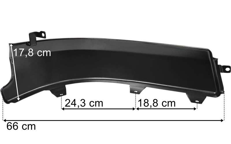 Volvo FH4 (2013-) LH Metal Bumper