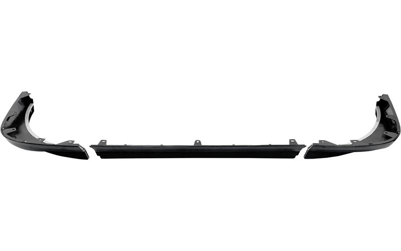 Volvo FH4 / FH5 Spoilers Bajo Paragolpes (Conjunto con Gomas Protectoras, Negro)