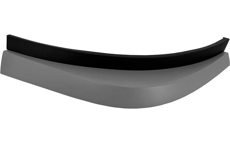 Volvo FH4 / FH5 Spoiler Unter Stoßstange Links (Mit Schutzgummi, Grau)