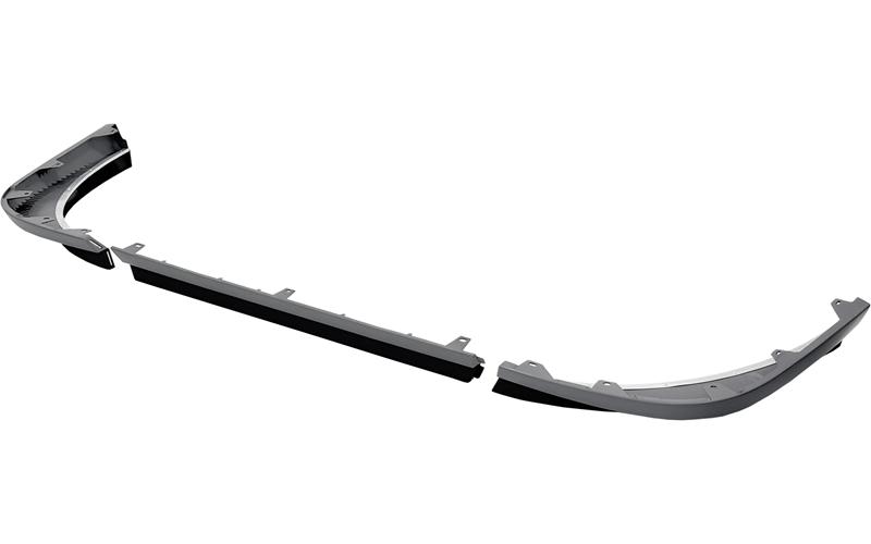 Volvo FH4 / FH5 Spoilers Under Bumper (Set With Protective Rubbers, Grey)