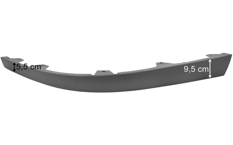Volvo FH4 / FH5 Spoiler Bajo Paragolpes Izq (sin Goma Protectora, Gris)