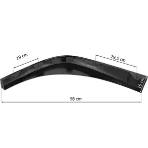 Volvo FH4 / FH5 Under Bumper Spoiler RH (Without Protective Rubber, Black)