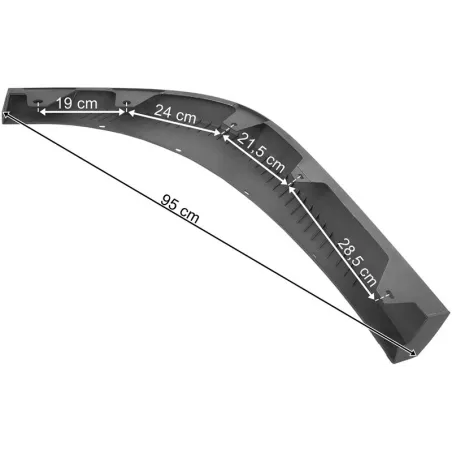 Volvo FH4 / FH5 Under Bumper Spoiler RH (Without Protective Rubber, Grey)