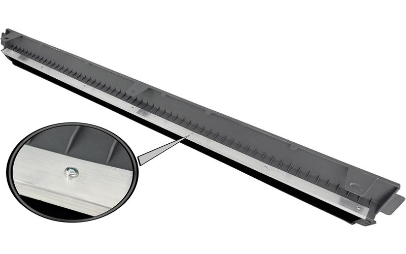 Volvo FH4 / FH5 Under Bumper Spoiler Center (With Protective Rubber, Grey)