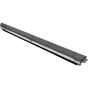 Volvo FH4 / FH5 Spoiler Unter Stoßstange Mitte (Mit Schutzgummi, Grau)