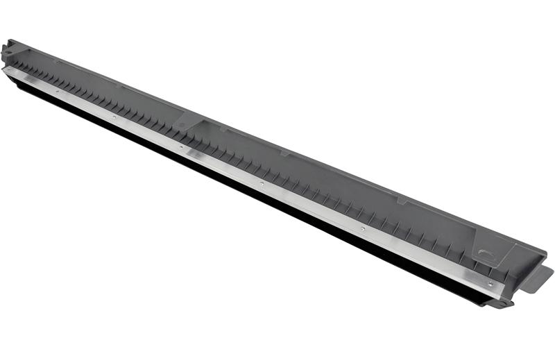 Volvo FH4 / FH5 Spoiler Unter Stoßstange Mitte (Mit Schutzgummi, Grau)