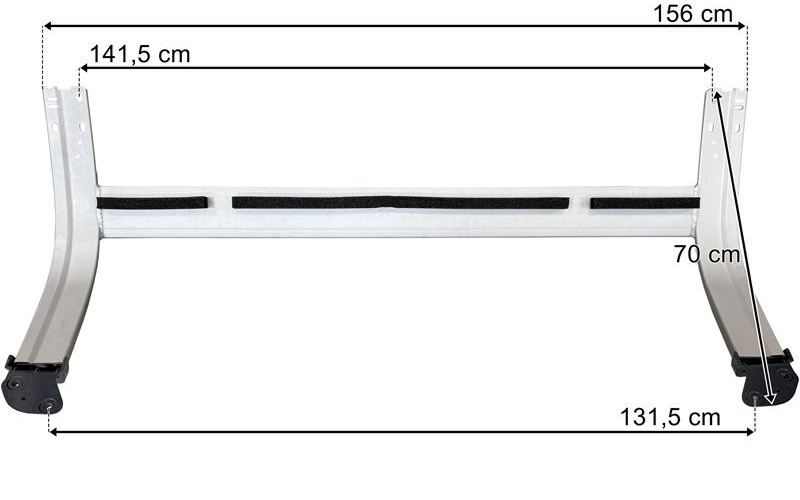 Volvo FH4 / FH5 / FM4 / FM5 ДАХОВАЯ ТРУБА (ВЫСОКАЯ КАБИНА Xl)
