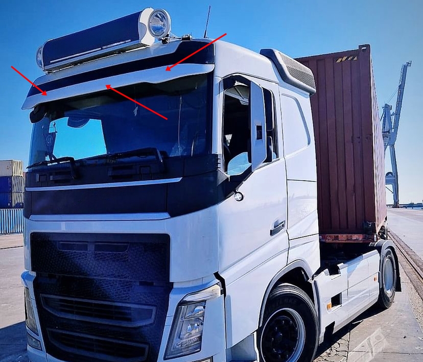 Volvo FH4 / FH5 Visera Solar Extensión