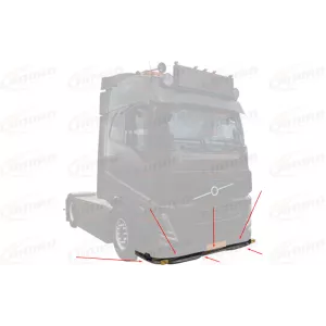 Volvo FH4 Under Bumper Spoiler Tuning