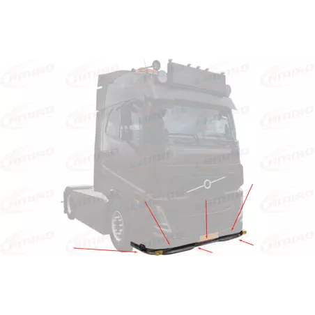 Volvo FH4 Under Bumper Spoiler Tuning