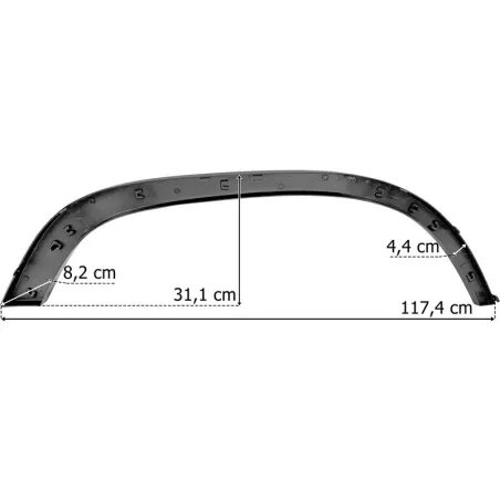 Volvo FH4 Cab Mudguard Extension LH