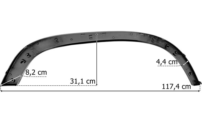 Volvo FH4 Cab Mudguard Extension LH