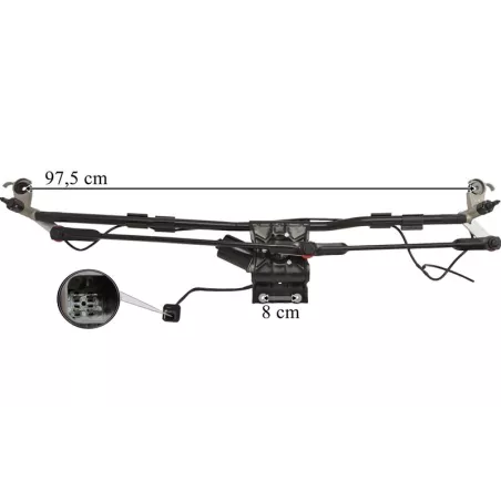 Volvo FH4 Wiper Mechanism With Motor