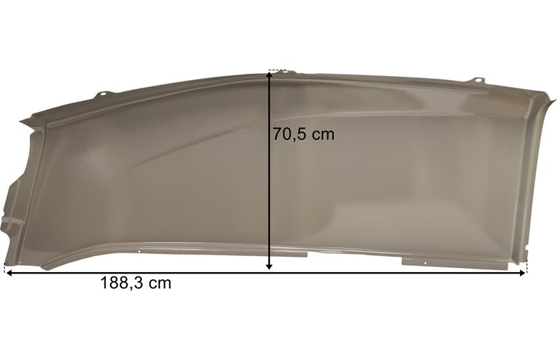 Volvo FH4 / FH5 Rechte Dachabdekung Für Mittelhohes Fahrerhaus