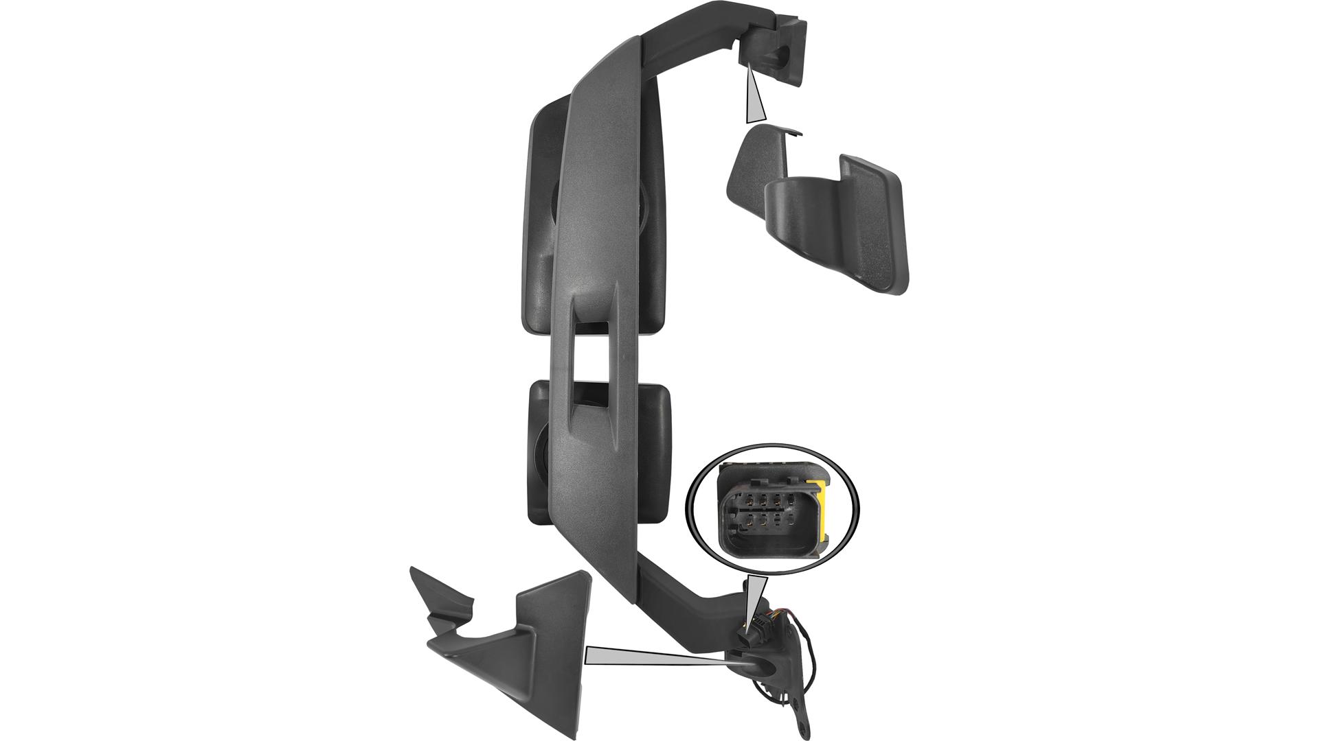 Volvo FH5 (2021-) Espejo Retrovisor Gran Angular Dch