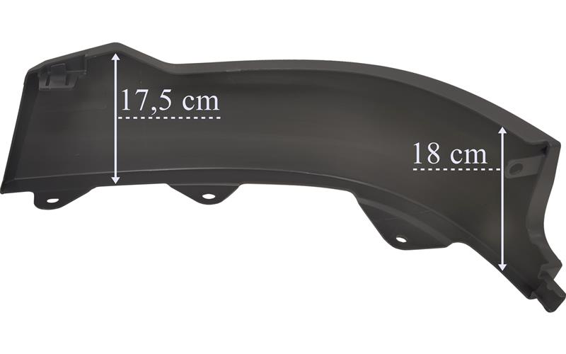 Volvo FH5 (2021-) Coin de Pare-chocs Droit Gris Mat