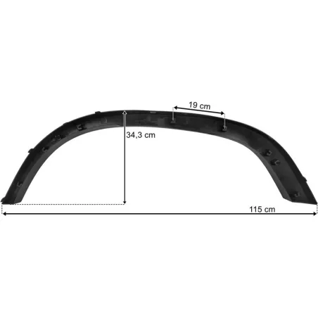 Volvo FH5 Narrow RH Mudguard Edge