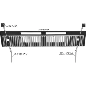 Volvo FH5 (2021-) Inner Upper Grille Cover