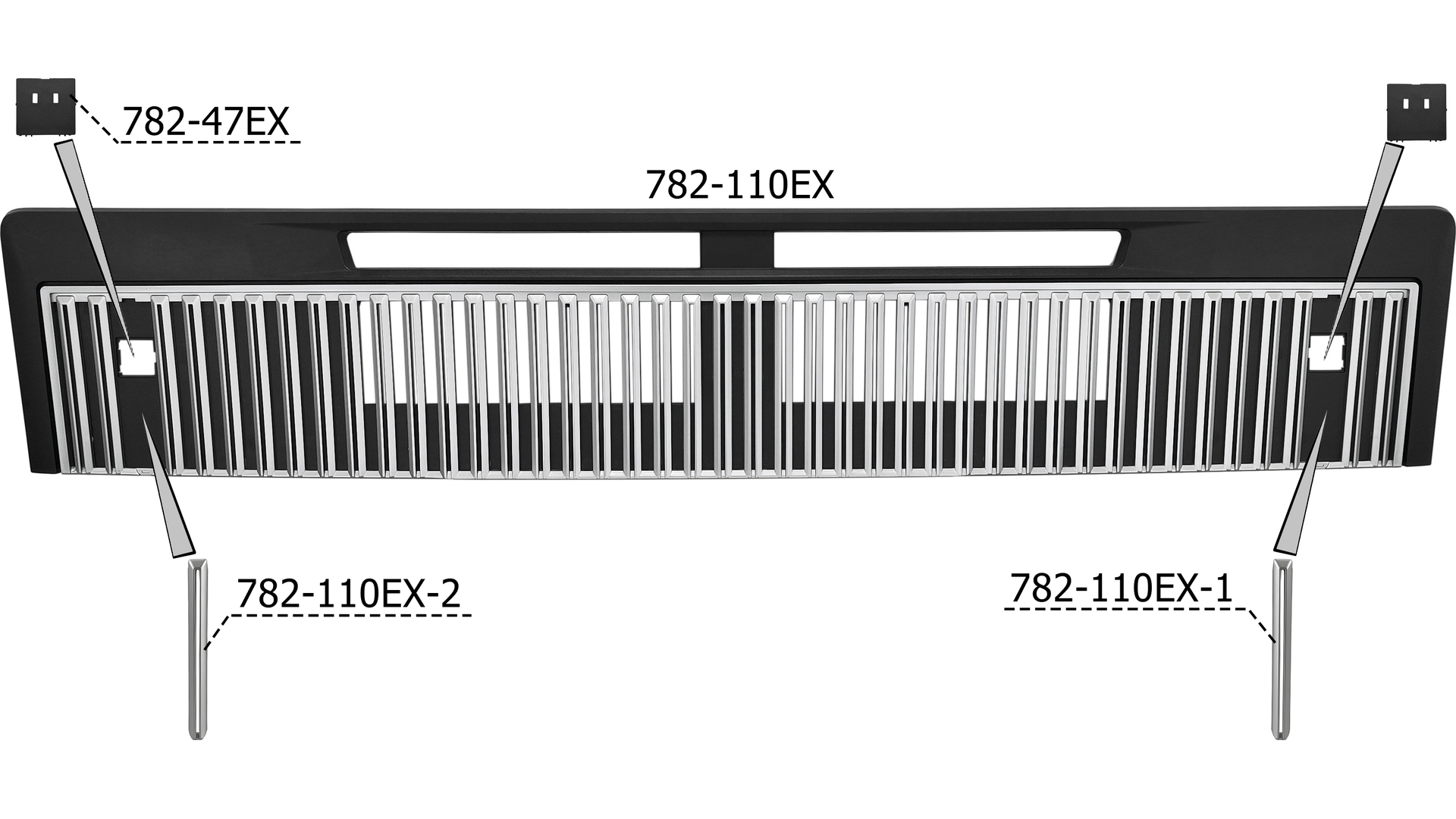 Volvo FH5 (2021-) Inner Upper Grille Cover