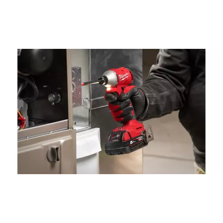 MILWAUKEE M18 BLIDR-0X - KOMPAKTOWA ZAKRĘTARKA UDAROWA 190 NM, 1/4" HEX, 18 V, W WALIZCE, BEZ WYPOSAŻENIA