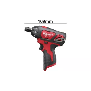 MILWAUKEE M12 BSD-0 16NM - SUBKOMPAKTOWA ZAKRĘTARKA UDAROWA 1/4" HEX 12 V, BEZ WYPOSAŻENIA