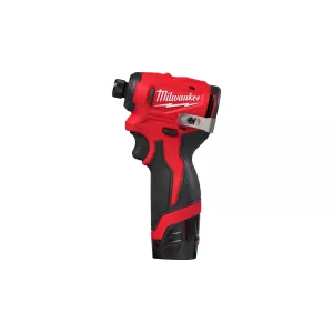 MILWAUKEE M12 BLIDRC-202C - KOMPAKTOWA ZAKRĘTARKA UDAROWA 1/4" HEX 12 V, 2.0 AH, W WALIZCE, Z 2 AKUMULATORAMI I ŁADOWARKĄ
