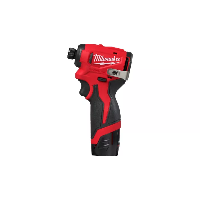 MILWAUKEE M12 BLIDRC-202C - KOMPAKTOWA ZAKRĘTARKA UDAROWA 1/4" HEX 12 V, 2.0 AH, W WALIZCE, Z 2 AKUMULATORAMI I ŁADOWARKĄ
