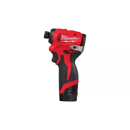 MILWAUKEE M12 BLIDRC-202C - KOMPAKTOWA ZAKRĘTARKA UDAROWA 1/4" HEX 12 V, 2.0 AH, W WALIZCE, Z 2 AKUMULATORAMI I ŁADOWARKĄ
