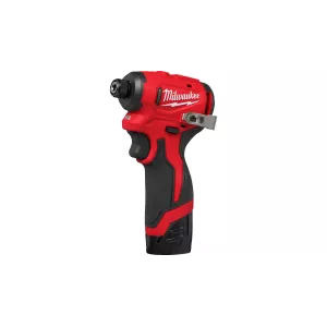 MILWAUKEE M12 BLIDRC-202C - KOMPAKTOWA ZAKRĘTARKA UDAROWA 1/4" HEX 12 V, 2.0 AH, W WALIZCE, Z 2 AKUMULATORAMI I ŁADOWARKĄ
