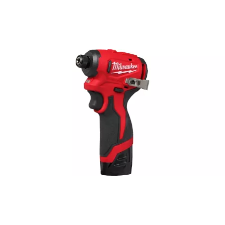 MILWAUKEE M12 BLIDRC-202C - KOMPAKTOWA ZAKRĘTARKA UDAROWA 1/4" HEX 12 V, 2.0 AH, W WALIZCE, Z 2 AKUMULATORAMI I ŁADOWARKĄ
