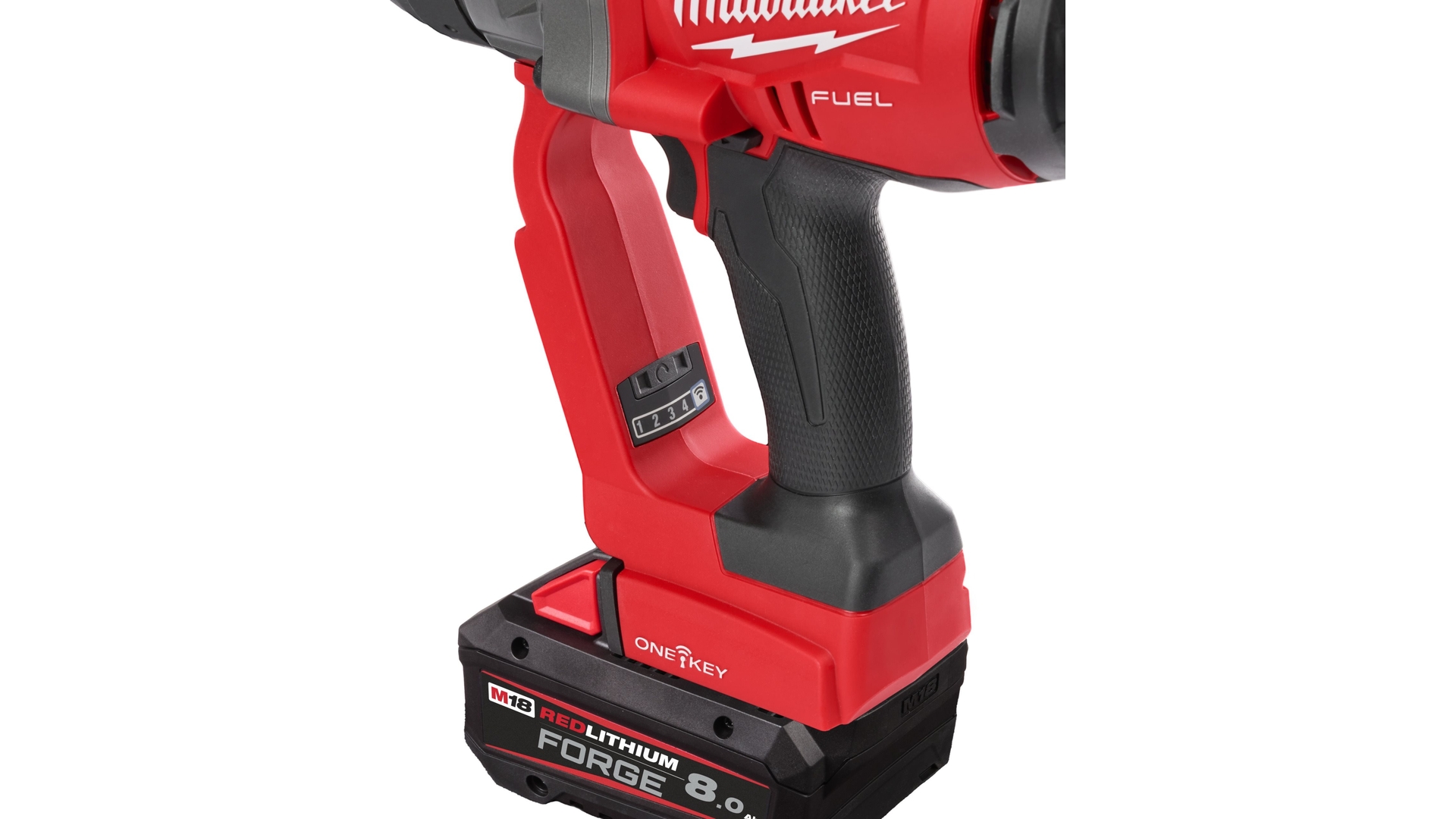 MILWAUKEE KLUCZ UDAROWY 1 M18 2033NM z 2 AKUMULATORAMI I ŁADOWARKĄ
