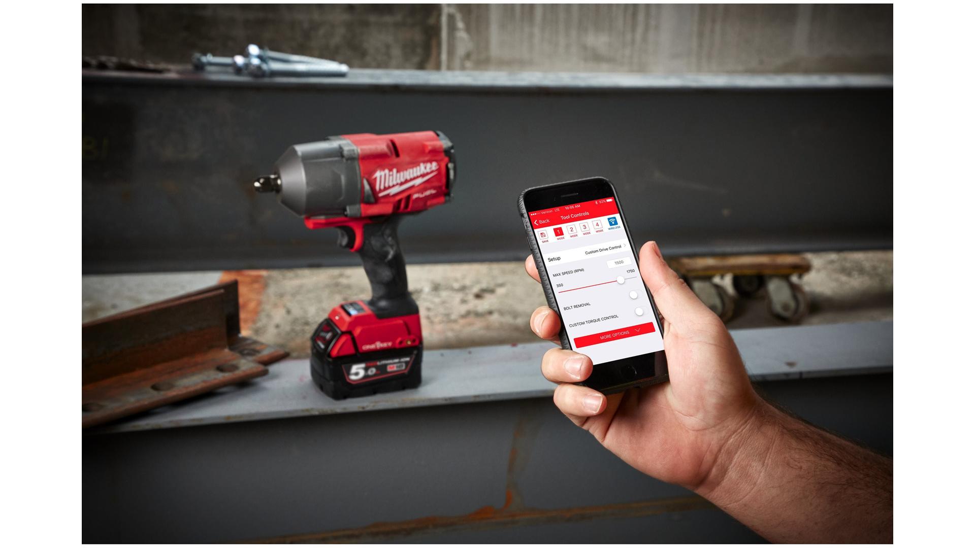 MILWAUKEE M18 ONEFHIWF12-0 - KLUCZ UDAROWY 1/2", 1356 NM, 18 V, ONE-KEY™, BEZ WYPOSAŻENIA
