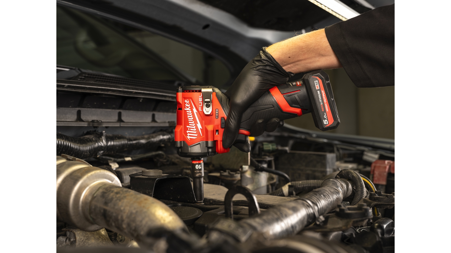 MILWAUKEE M12 FCIWF12G3-0 - KOMPAKTOWY KLUCZ UDAROWY 1/2", 542 NM, 12 V, FUEL™, BEZ WYPOSAŻENIA

