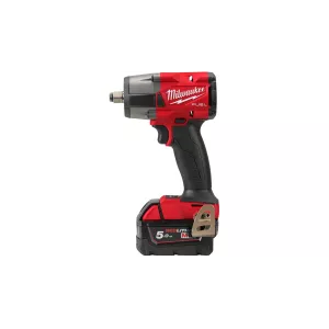 MILWAUKEE M18 FMTIW2F12-502X - KLUCZ UDAROWY 1/2", 745 NM, 18 V, 5.0 AH, FUEL™, W WALIZCE, Z 2 AKUMULATORAMI I ŁADOWARKĄ.
