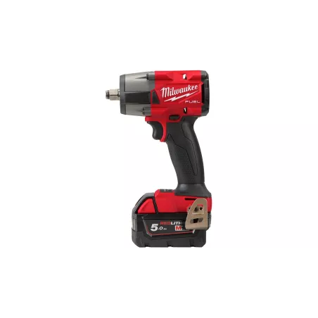 MILWAUKEE M18 FMTIW2F12-502X - KLUCZ UDAROWY 1/2", 745 NM, 18 V, 5.0 AH, FUEL™, W WALIZCE, Z 2 AKUMULATORAMI I ŁADOWARKĄ.
