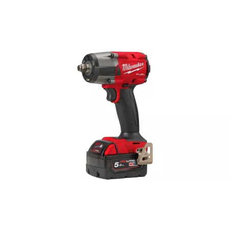 MILWAUKEE M18 FMTIW2F12-502X - KLUCZ UDAROWY 1/2", 745 NM, 18 V, 5.0 AH, FUEL™, W WALIZCE, Z 2 AKUMULATORAMI I ŁADOWARKĄ.
