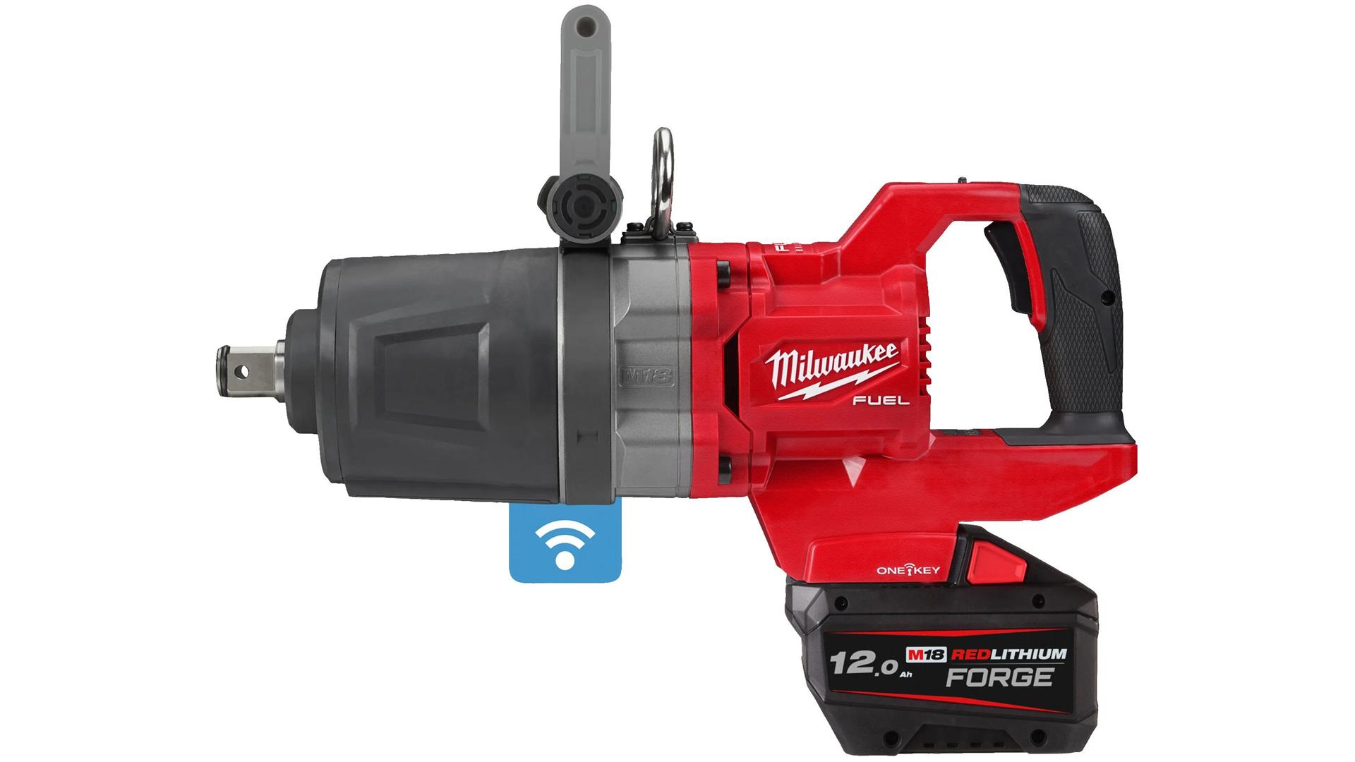 MILWAUKEE M18 ONEFHIWF1DS-0C - KLUCZ UDAROWY 1" Z RĘKOJEŚCIĄ D, 2576 NM, 18 V, ONE-KEY™, W WALIZCE, BEZ WYPOSAŻENIA
