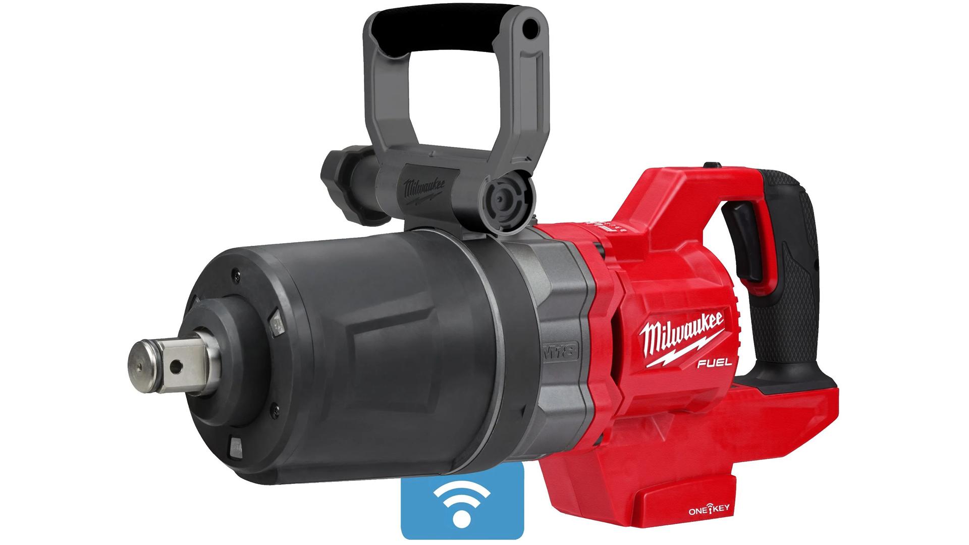 MILWAUKEE M18 ONEFHIWF1DS-0C - KLUCZ UDAROWY 1" Z RĘKOJEŚCIĄ D, 2576 NM, 18 V, ONE-KEY™, W WALIZCE, BEZ WYPOSAŻENIA
