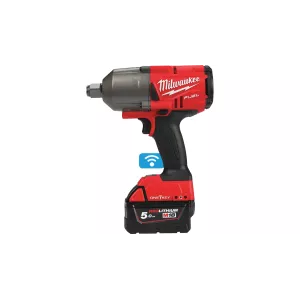 MILWAUKEE M18 ONEFHIWF34-502X - KLUCZ UDAROWY 3/4", 1627 NM, 18 V, 5.0 AH, ONE-KEY™, W WALIZCE, Z 2 AKUMULATORAMI I ŁADOWARKĄ