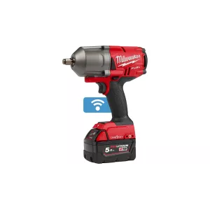 MILWAUKEE M18 ONEFHIWF12-502X - KLUCZ UDAROWY 1/2", 1356 NM, 18 V, 5.0 AH, ONE-KEY™, W WALIZCE, Z 2 AKUMULATORAMI I ŁADOWARKĄ
