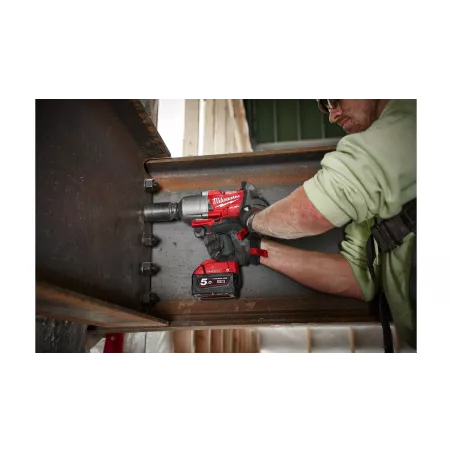 MILWAUKEE M18 ONEFHIWF12-502X - KLUCZ UDAROWY 1/2", 1356 NM, 18 V, 5.0 AH, ONE-KEY™, W WALIZCE, Z 2 AKUMULATORAMI I ŁADOWARKĄ
