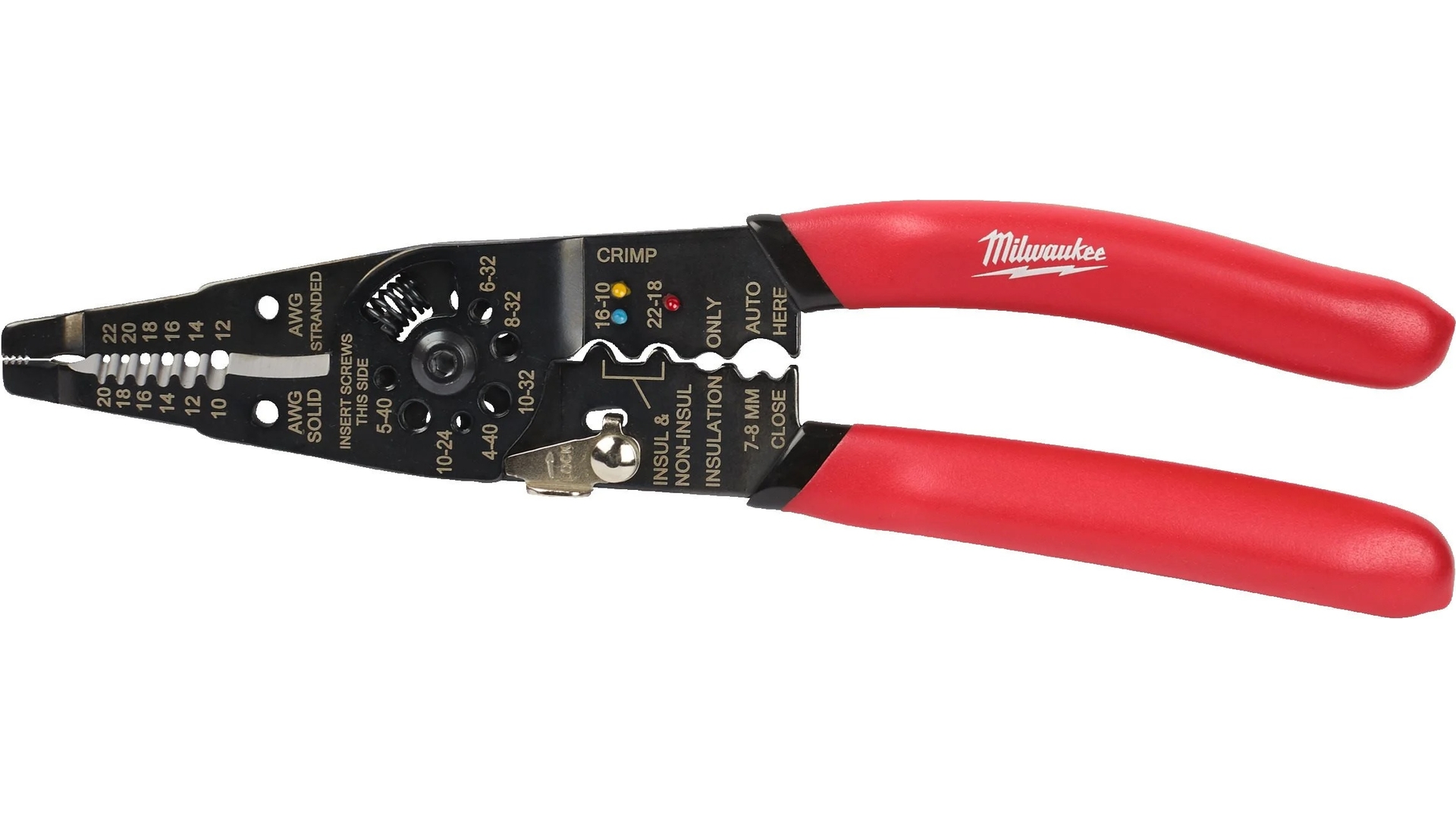 MILWAUKEE WIELOFUNKCYJNE SZCZYPCE DO ZDEJMOWANIA IZOLACJI Z PRASKĄ, 0,75 - 6 MM²