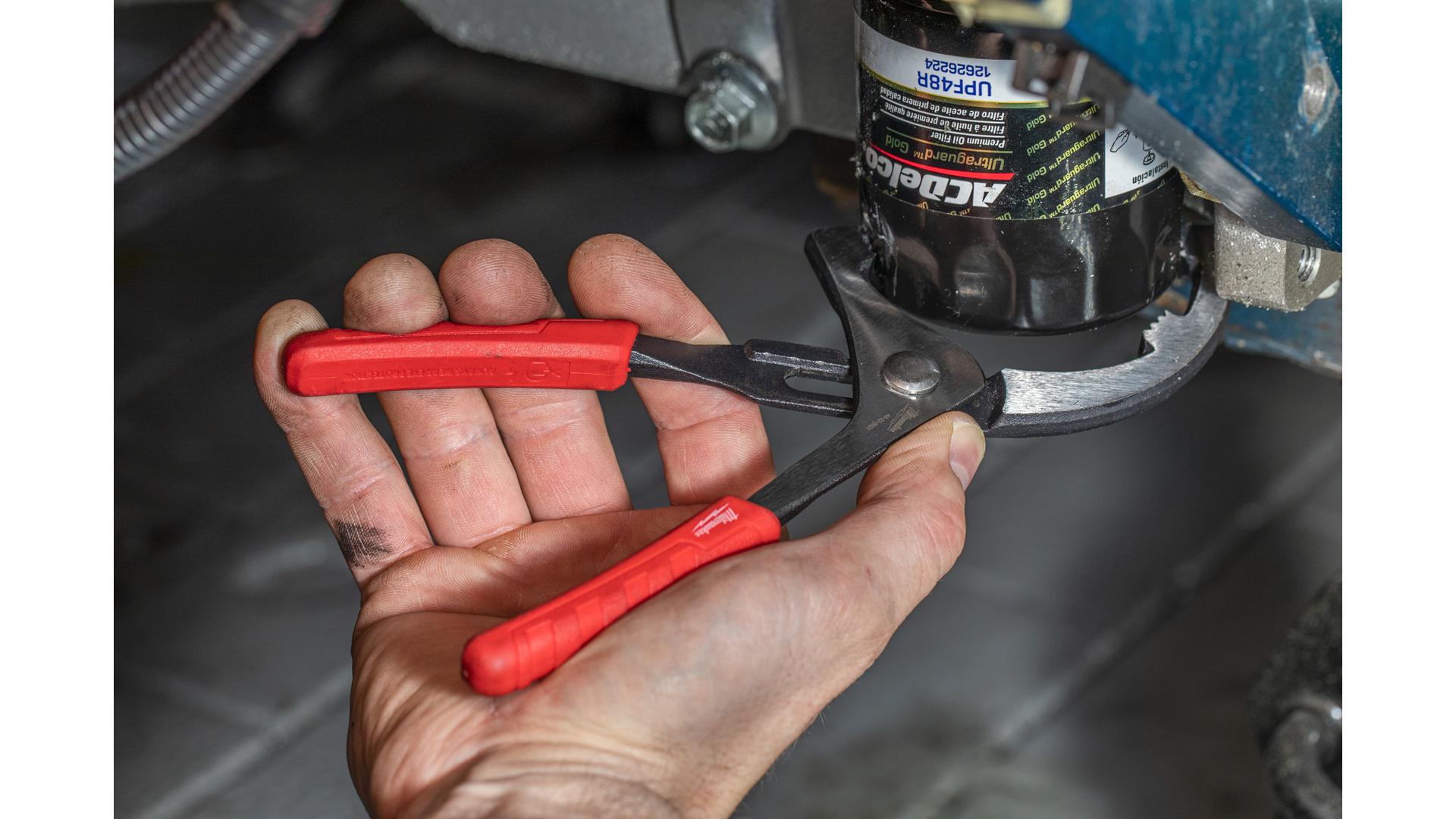 MILWAUKEE SZCZYPCE DO FILTRÓW OLEJU / KSZTAŁTEK PCW, 89MM

