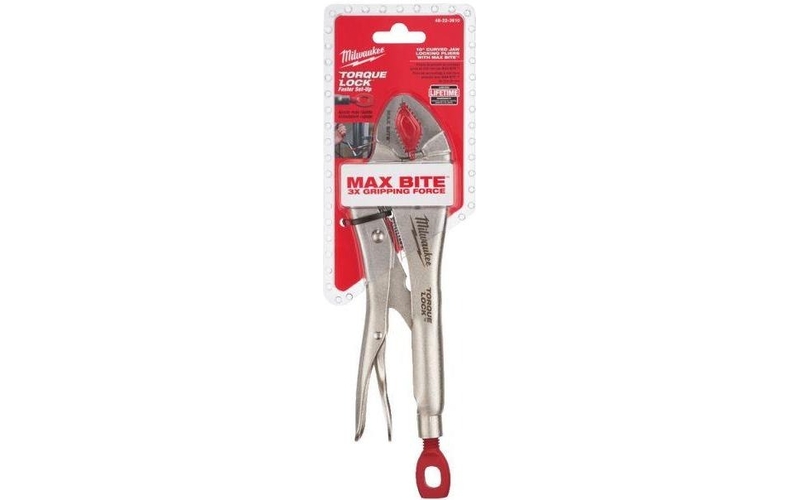 MILWAUKEE SZCZYPCE ZACISKOWE NASTAWNE MAX BITE, 250 MM, WYGIĘTE 10"