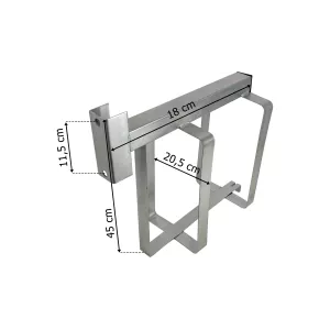 Water Tank For Trucks With Galvanized Frame 25L