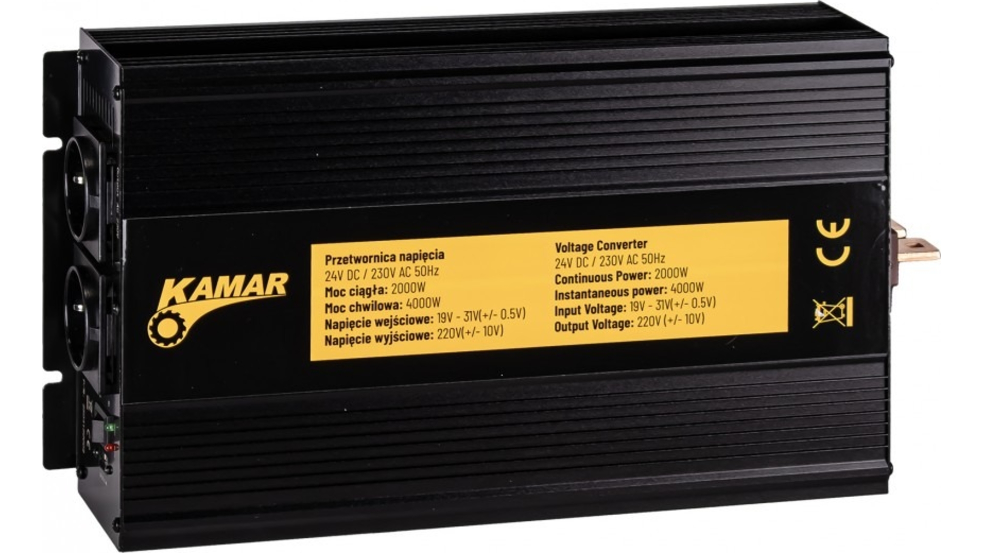 PRZETWORNICA NAPIĘCIA 24/230V (2000/4000W)