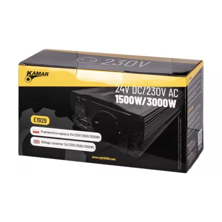 PRZETWORNICA NAPIĘCIA 24/230V (1500/3000W)