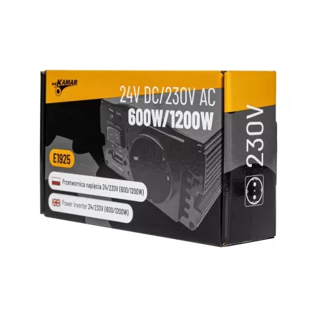 PRZETWORNICA NAPIĘCIA 24/230 V (600/1200 W)